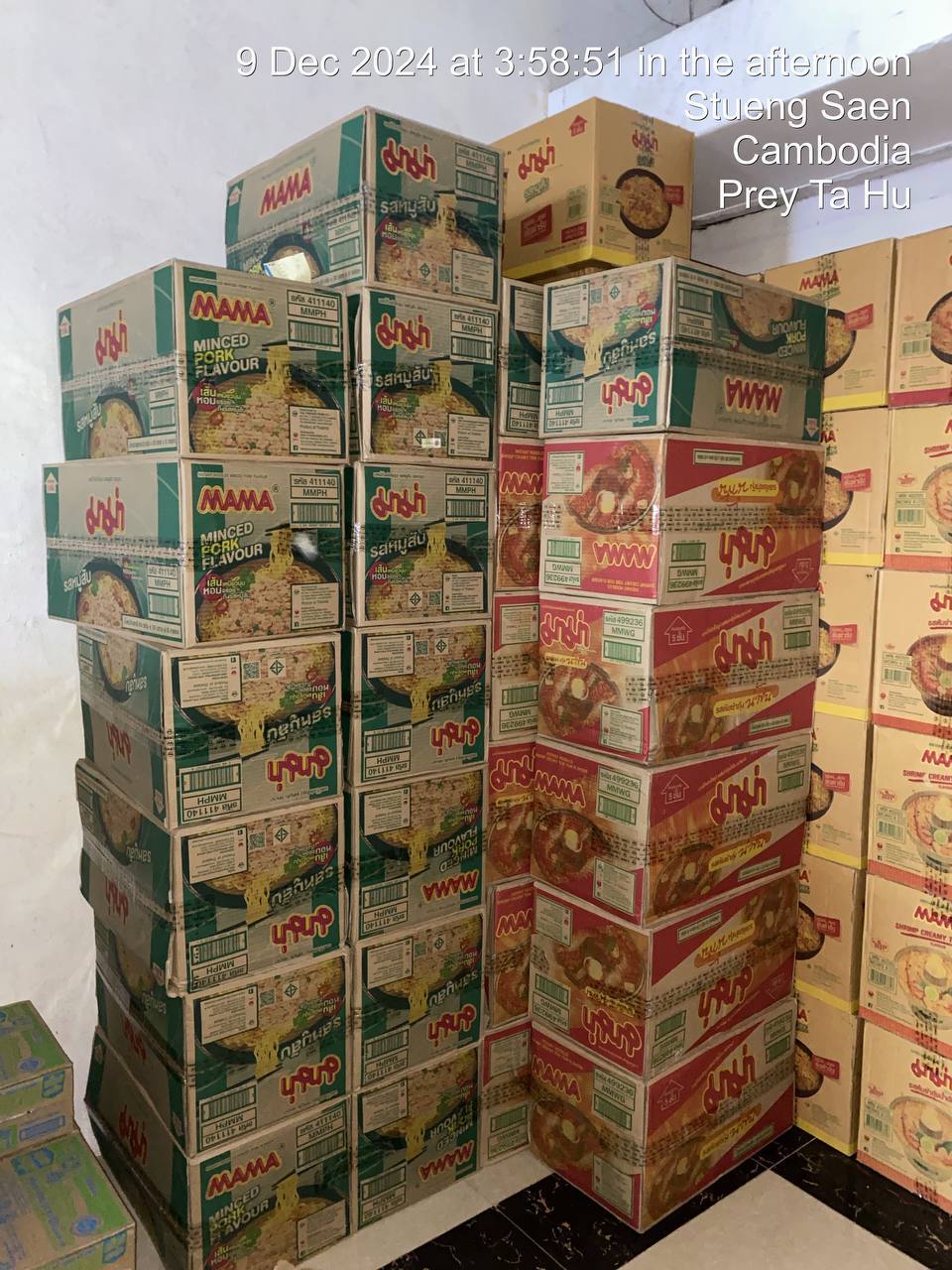 MAMA THAI PRESIDENT FOOD IN CAMBODIA WITH THE BEST DISTRIBUTOR IN CAMBODIA